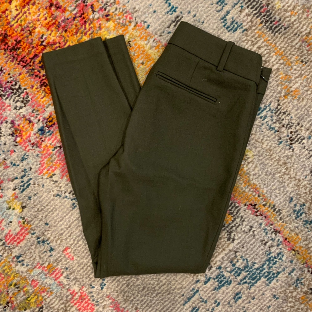 Olive Green J Crew Minnie Pants